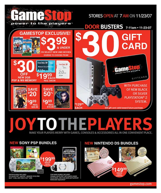 Illustration for article titled EB Games/GameStop Black Friday Ads Revealed